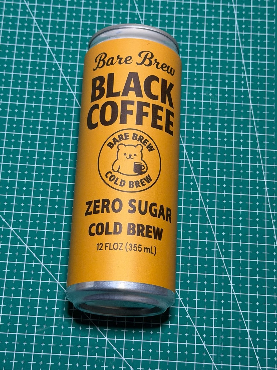 Bare Brew black coffee can